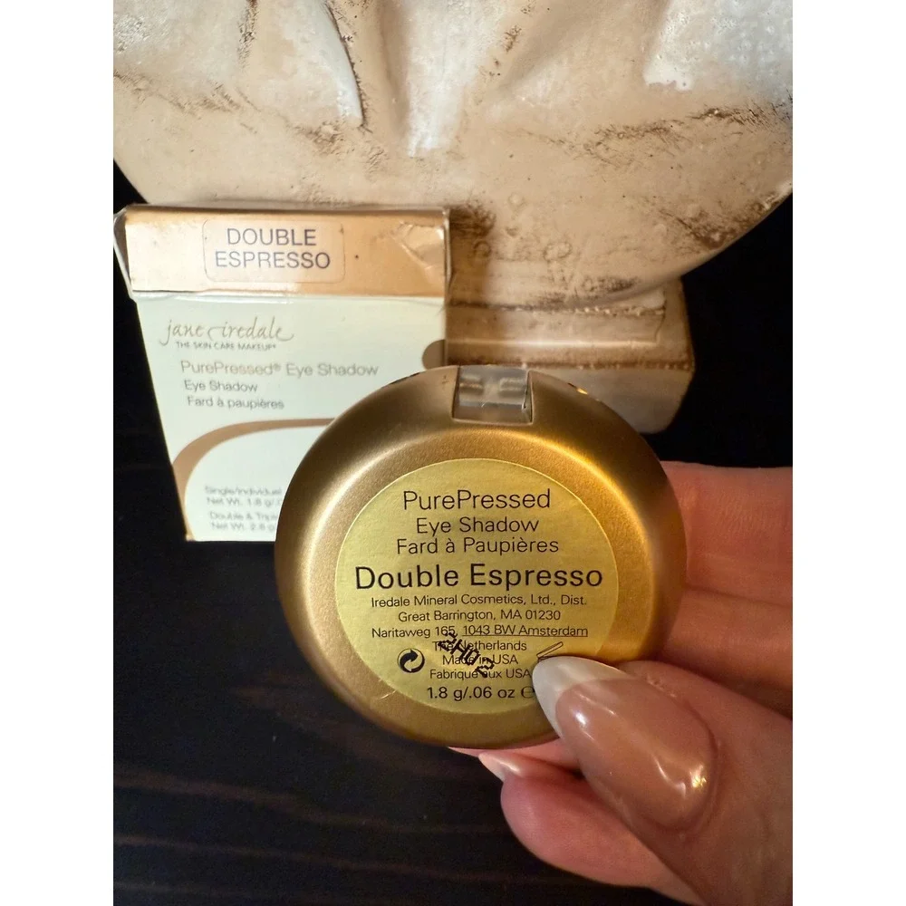Jane Iredale PurePressed Eye‎ Shadow Single Double Espresso Matte Brown 1.8g NIB